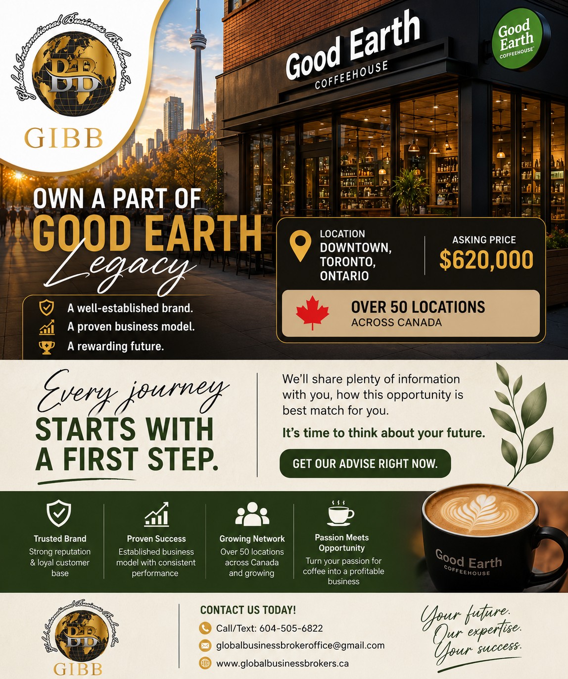 Good Earth Coffeehouse Business for sale 